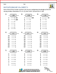 The steps involved must be taught in isolation and then students must work on it every day. Multiplication Printable Worksheets