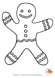 Decorate gli altri 2 omini, disegnate occhi, naso, bocca e un. Coloriamo Il Natale Disegno Da Colorare L Omino Di Pan Di Zenzero