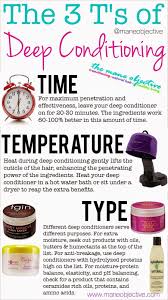 When It Comes To Deep Conditioning You Need To Know The 3 T S Time Temperature Type Check Out Natural Hair Styles Hair Growth Challenge Hair Care Growth