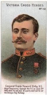 Frank Howard Kirby. VC CBE DCM. Frank Howard Kirby was born at Thame,  Oxfordshire,