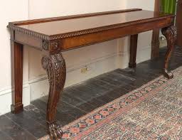 A William Iv Period Irish Mahogany Serving Or Side Table Irish Decor Mahogany Side Table
