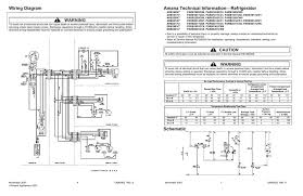 Warning to avoid risk of electrical shock that can cause death or severe personal injury, disconnect unit from power before servicing unless testing is required. Wiring Diagram Amana Technical
