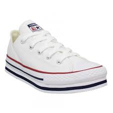 Et si tu cherches un confort additionnel, opte pour une socquette invisible, avec l'avant et le talon rembourré. Converse Chuck Taylor All Star Platform Eva Toile Enfant Blanc Enfants Fanny Chaussures