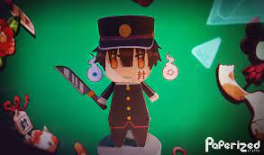 Toilet Bound Hanako Kun Hanako Papercraft Paperized Crafts Paper Crafts Hanako Paper Toys
