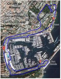 Monaco f1 gp auto racing. Monaco Grand Prix Circuit Fort Antoine Extension Racetrackdesigns