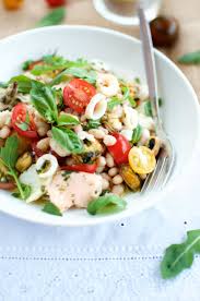 Salade De Haricots Et Fruits De Mer A L Italienne Salade Haricot Salade Haricot