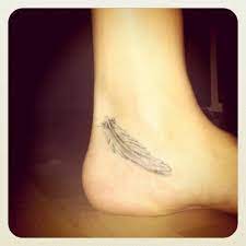Cute Feather Foot Tattoo Feather Tattoo Foot Feather Tattoo Ankle Small Feather Tattoo