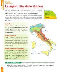 In italia si possono distinguere sei fasce climatiche: Page 26 Sussidiario Delle Discipline 4 Geografia