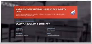 Pengumuman hasil kelulusan sbmptn wilayah 2. Tidak Lolos Snmptn 2021 Ini Langkah Yang Bisa Dilakukan