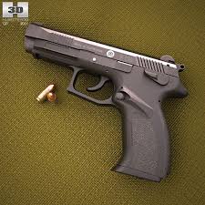 3d Model Of Grand Power K100 In 2020 3d Model Hand Guns Pistol