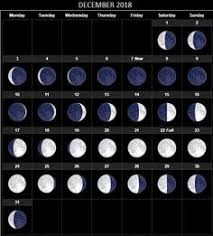 16 Best Full Moon December 2018 Calendar Moon Phases Images