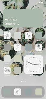 Home Screen Inspo Sage Green Wallpaper Green Aesthetic Homescreen Layout Let your creative mind guide you as you mix and match this charming color with other colors.