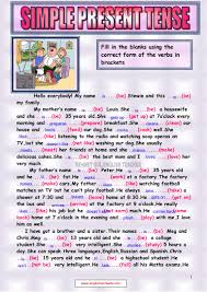 The simple present is a verb tense with two main uses. Simple Present Tense Reading 1