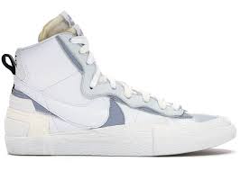 • nike sb gt blazer low pro vs. Nike Blazer Mid Sacai White Grey Bv0072 100