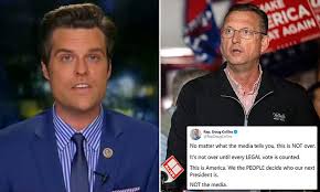 Why the maga movement needs @mattgaetz in congress if he can weather the storm, gaetz could become unstoppable and prove to be the heir to trump that the maga movement. Gop Reps Doug Collins And Matt Gaetz Both Sound Off Against Election Results Daily Mail Online