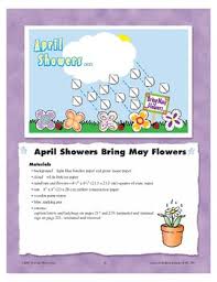 Check spelling or type a new query. April Showers Bring May Flowers Bulletin Boards Tpt