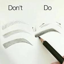 Nästa fråga, hur ritar man en 3x1pol strömbrytare, utan att det ser ut som en trapp + 1p brytare? Delilah The Do S And Don Ts Of Drawing An Eyebrow A R T Ideias Esboco Desenho De Rosto Desenho