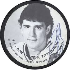 Vintage Hockey Ron Francis Signed Pucks, Collectible Ron Francis Signed  Pucks