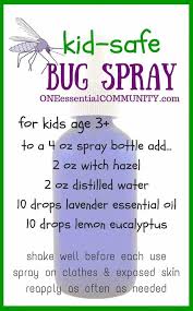 Learn how to use essential oils as mosquito repellent. Diy Bug Spray That Works Kid Safe Options One Essential Community