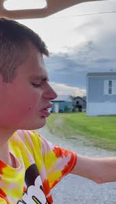 I stand amazed at how this young man has learned to drive a golf cart!!