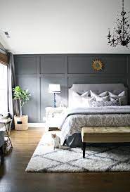 Small Master Bedroom Here S How To Make The Most Of It What If We Used White Paneling Behin Small Apartment Bedrooms Feature Wall Bedroom Small Master Bedroom