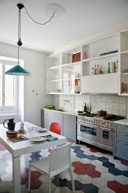 Roma An Artful Twentieth Century House In Italy In An Of The Moment Palette Remodelista Red House Flooring Inspiration White Kitchen Tiles