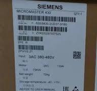 6SE6430-2UD37-5FB0 Siemens MM430 inverter 75KW Brand New Fast shipping |  eBay