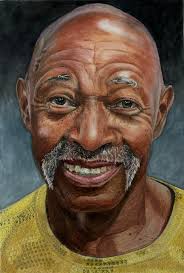 Thought I'd edit my drawing with a splash of colour! Makes his eyes pop  even more ♥️