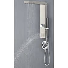 Effusion Shower Panel By Valore Shower Panels Glass Shower Glass Shower Enclosures