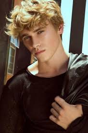 Cute blonde spiked hairstyle for guys. Thyme S Impossible Skin Blonde Hair Boy Blonde Male Models Men Blonde Hair
