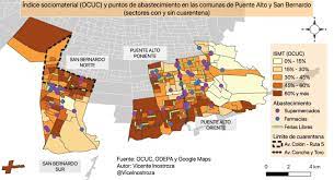 Mapa de las comunas en cuarentena en la región metropolitana. Vulnerabilidad Urbana Y Accesibilidad En Las Comunas Con Cuarentena Parcial Ciper Chile