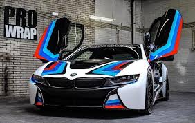manhart bmw i8 mhi8 in m racing colors bmw i8 bmw bmw cars