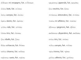 La Prima Coniugazione Dei Verbi Greci Superiori Wikiversita