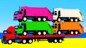 Hand holding black plastic trash ba. Garbage Truck Learn Colors In Spiderman Cartoon For Kids W Color Cars For Kids Nursery Rhymes Youtube