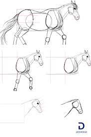 comment dessiner un cheval dessin coloriage de lutin