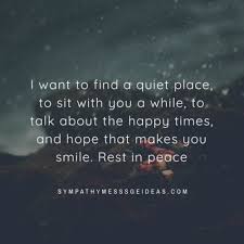 46 Touching Rest In Peace Quotes With Images Sympathy Card Messages