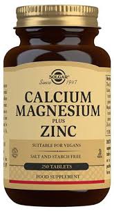 Om kalsium og magnesium skal taes samtidig eller ulike tider på døgnet. Solgar Calcium Magnesium Zink 250 Tabl L Med24 No