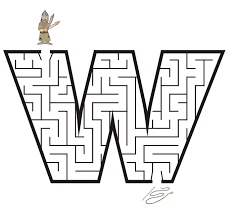 Select from 36755 printable coloring pages of cartoons, animals, nature, bible and many more. Small Letter W Coloring Pages Maze Orientacion Andujar Recursos Educativos