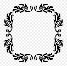 Square clip art black and Borders And Frames Drawing Line Art Picture Frames Square Frame Cliparts Black White Free Transparent Png Clipart Images Download
