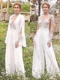 Maybe you would like to learn more about one of these? Hosenanzug Mit Spitzenapplikationen Am Oberteil Und Den Armeln Weitem Hosenbein I Jokus Meinmodus Com Hosenanzug Damen Hochzeit Hochzeit Kleidung Brautmode