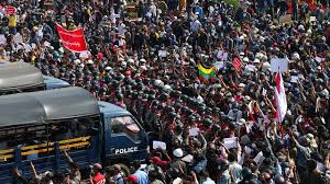 Nugmyanmar.org is the official government information and services website for national unity government of the republic of the union of myanmar. Putsch In Myanmar Starkere Proteste Gegen Militarjunta