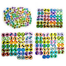 Blaue Glasaugen Cabochons in den Größen 6 mm bis 40 mm Drache Katzenaugen  Monster iris Frosch Fantasy Tieraugen 111