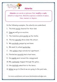 Grade 3 Grammar Topic 16 Adverbs Worksheets Lets Share Knowledge Conjunctions Worksheet Adverbs Worksheet Grammar Worksheets
