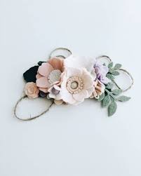 Anemone Floral Crown Felt Flower Crown Felt Floral Etsy Felt Flowers Floral Crown Flower Crown
