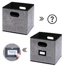 Aufbewahrungsbox nicht nur für den einsatz in der küche und im bad, sonder auch. Homyfort 6 Stuck Faltbare Aufbewahrungsbox Stoffbox Faltbox Mit Kunststoffgriff Und Etikettenhalter 30 X 30 X 30 Cm Schw Aufbewahrungsbox Aufbewahrung Faltbox