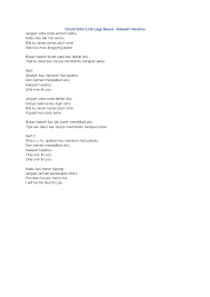 Check spelling or type a new query. Chord Lagu Aku Takut