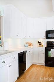 Standing 63'' tall, its frame is constructed from wood with. Kitchen Cabinet Refacing Makeover A Homeowner S Experience