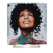Whitney Houston Beach Towel by Richard Day