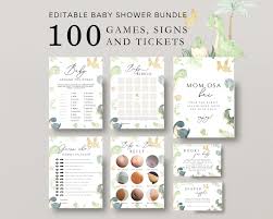 50 Dinosaur Baby Shower Games, Dino Baby Shower Games, Oh Boy Dinosaur Baby  Shower Games, Its a Boy Dinosaur, Dino Baby Shower Games - Etsy