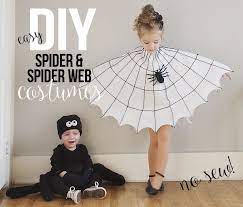 Easy Diy Spider And Spider Web Costumes Toddler Halloween Costumes Diy Diy Spider Costume Spider Web Costume